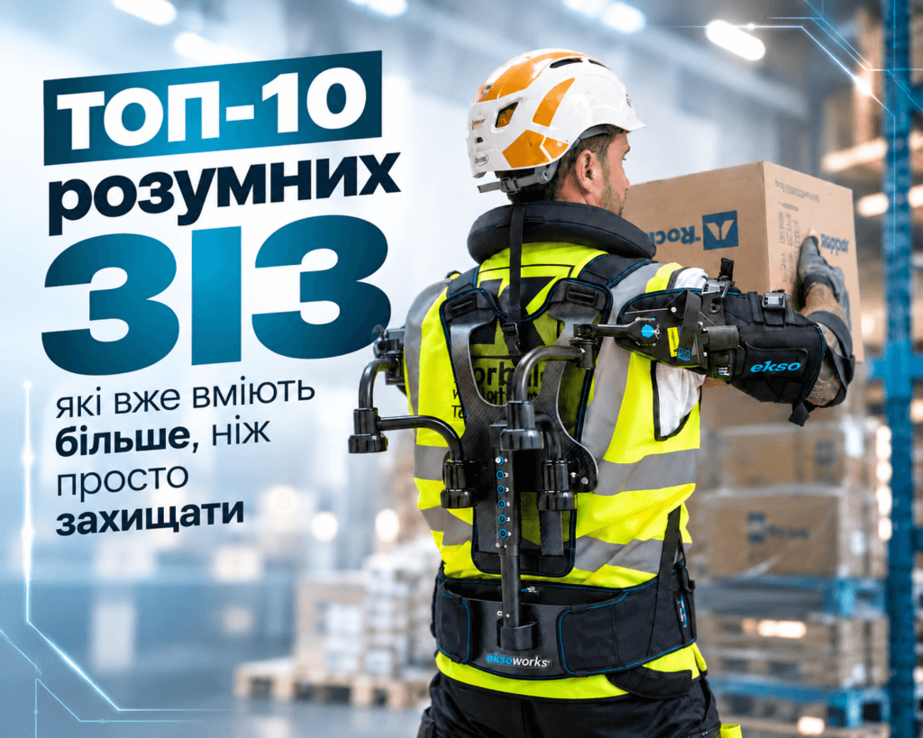 ТОП-10 розумних ЗІЗ, які вже вміють більше, ніж просто захищати